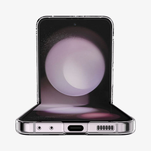 ACS06229 - Galaxy Z Flip 5 Case AirSkin in black showing the back